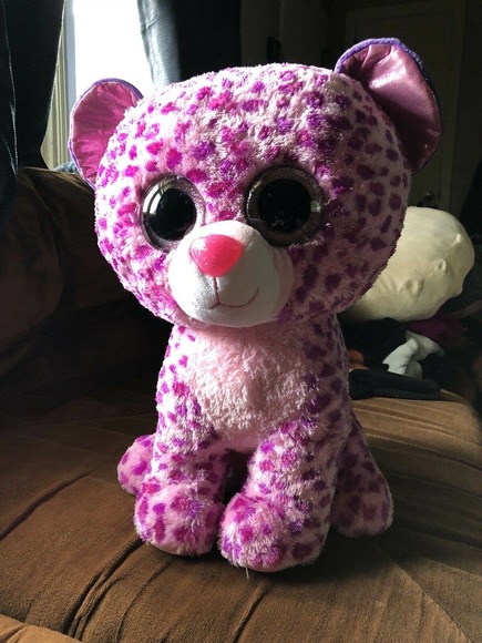 JUMBO 16" TY Beanie Boos Boo Glamour Glamor Extra Large Big - Picture 1 of 4